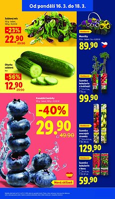 akční leták Lidl 16.3.2026-18.3.2026