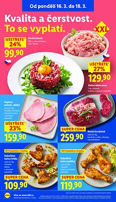 akční leták Lidl 16.3.2026-18.3.2026