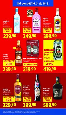 akční leták Lidl 16.3.2026-18.3.2026