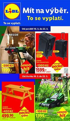 akční leták Lidl 16.3.2026-22.3.2026