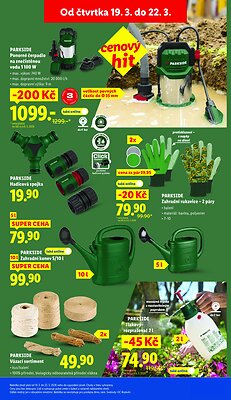 akční leták Lidl 16.3.2026-22.3.2026