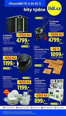 akční leták Lidl 16.3.2026-22.3.2026