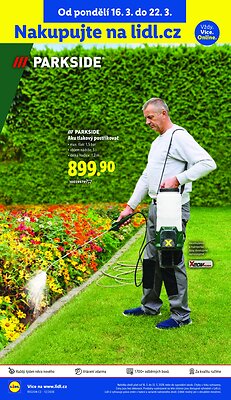 akční leták Lidl 16.3.2026-22.3.2026