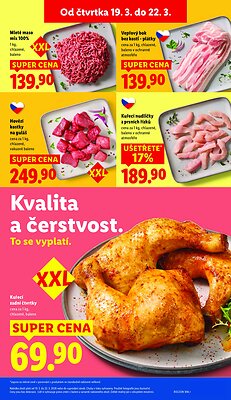 akční leták Lidl 19.3.2026-22.3.2026