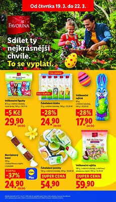 akční leták Lidl 19.3.2026-22.3.2026