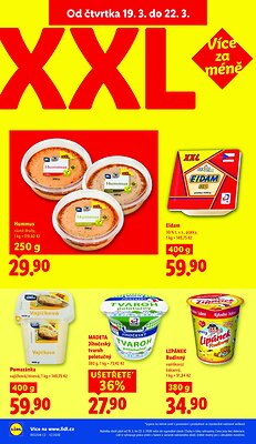 akční leták Lidl 19.3.2026-22.3.2026