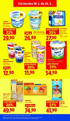 akční leták Lidl 19.3.2026-22.3.2026