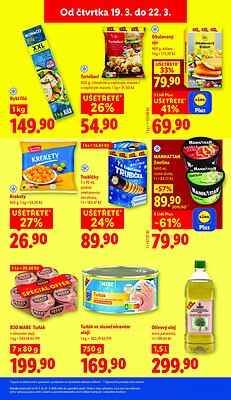 akční leták Lidl 19.3.2026-22.3.2026
