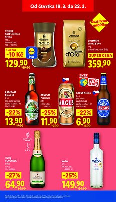 akční leták Lidl 19.3.2026-22.3.2026