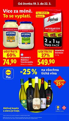 akční leták Lidl 19.3.2026-22.3.2026
