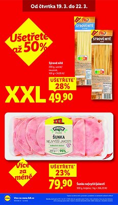 akční leták Lidl 19.3.2026-22.3.2026