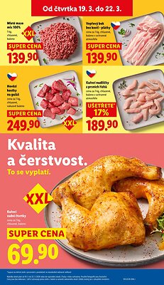 akční leták Lidl 19.3.2026-22.3.2026