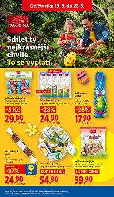 akční leták Lidl 19.3.2026-22.3.2026