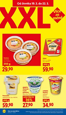 akční leták Lidl 19.3.2026-22.3.2026