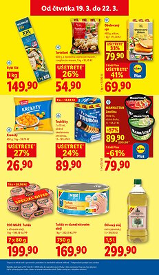 akční leták Lidl 19.3.2026-22.3.2026