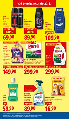akční leták Lidl 19.3.2026-22.3.2026