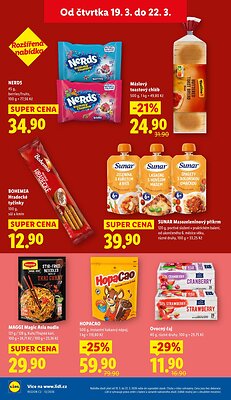 akční leták Lidl 19.3.2026-22.3.2026