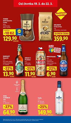 akční leták Lidl 19.3.2026-22.3.2026