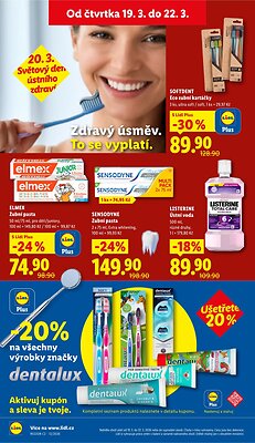 akční leták Lidl 19.3.2026-22.3.2026