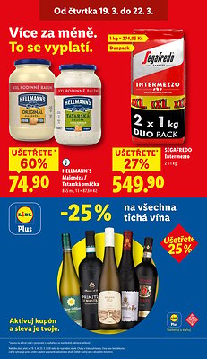 akční leták Lidl 19.3.2026-22.3.2026