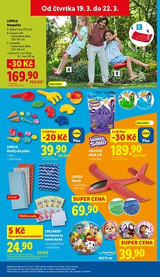 akční leták Lidl 19.3.2026-22.3.2026