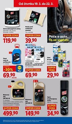 akční leták Lidl 19.3.2026-22.3.2026