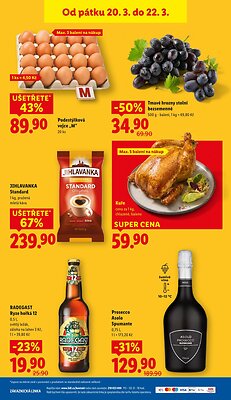 akční leták Lidl 19.3.2026-22.3.2026