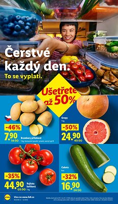 akční leták Lidl 19.3.2026-22.3.2026