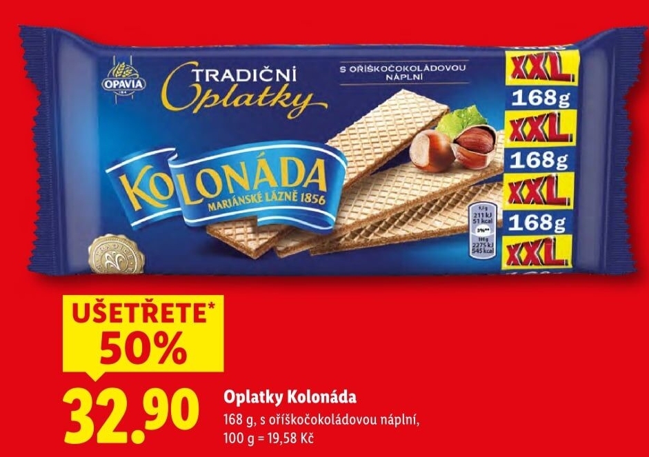 Oplatky Kolonáda Opavia
