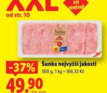 Šunka nejvyšší jakosti Pikok
