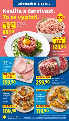 akční leták Lidl 16.3.2026-18.3.2026