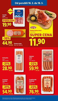 akční leták Lidl 16.3.2026-18.3.2026