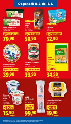 akční leták Lidl 16.3.2026-18.3.2026
