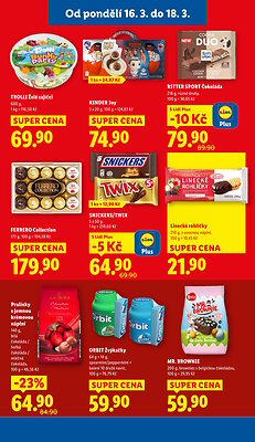 akční leták Lidl 16.3.2026-18.3.2026