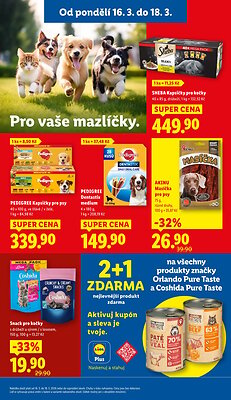 akční leták Lidl 16.3.2026-18.3.2026