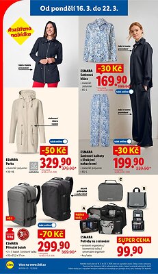 akční leták Lidl 16.3.2026-18.3.2026