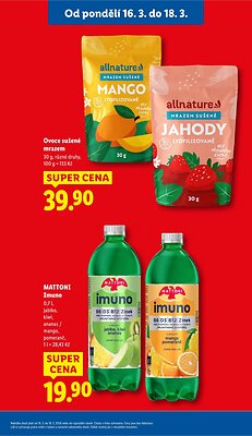 akční leták Lidl 16.3.2026-18.3.2026