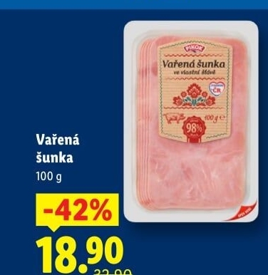 Šunka vařená Pikok