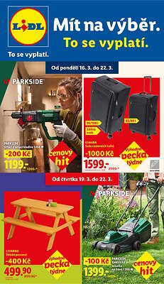 akční leták Lidl 16.3.2026-22.3.2026