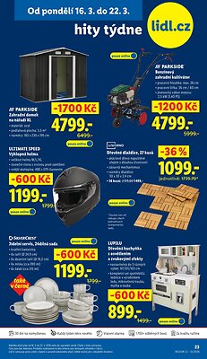 akční leták Lidl 16.3.2026-22.3.2026