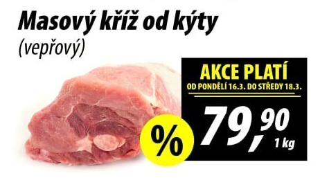 Masový kříž od kýty vepřový