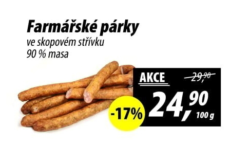 Párky farmářské