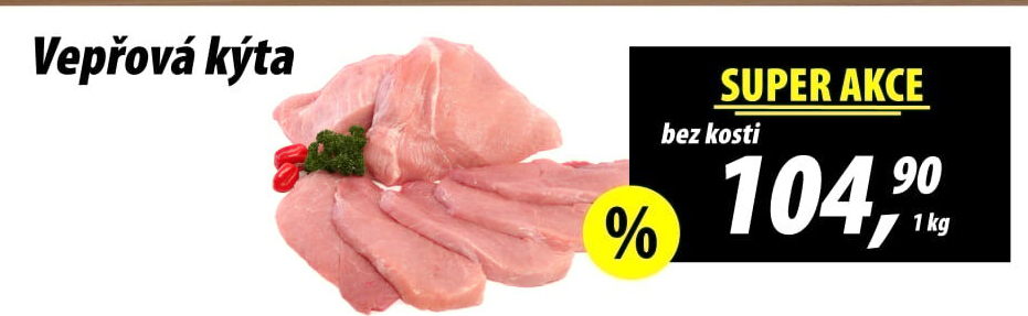 Vepřová kýta bez kosti