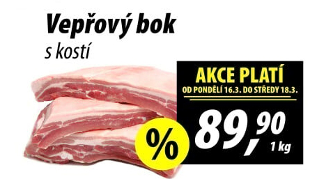 Vepřový bok s kostí