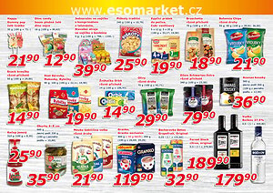 akční leták ESO MARKET 18.3.2026-29.3.2026
