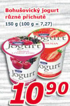 Ochucený jogurt Bohušovická mlékárna