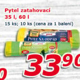 Pytle na odpadky 60 l Moderní žena snadno a rychle