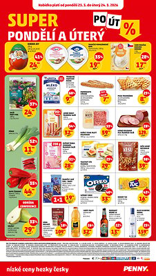akční leták Penny Market 18.3.2026-24.3.2026