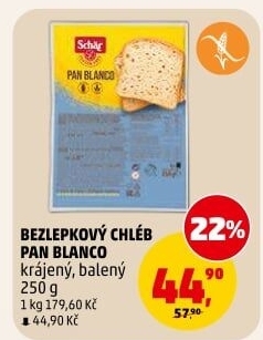 Chléb bez lepku Pan Blanco Schär