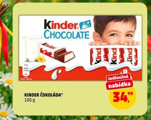 Čokoládky Kinder